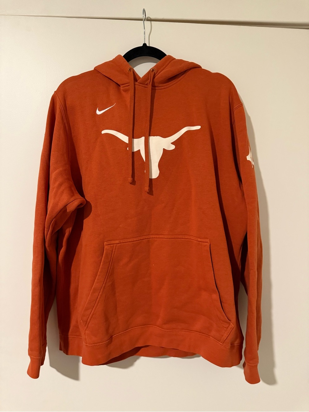 Nike Burnt Orange Longhorn Logo Pullover Hoodie